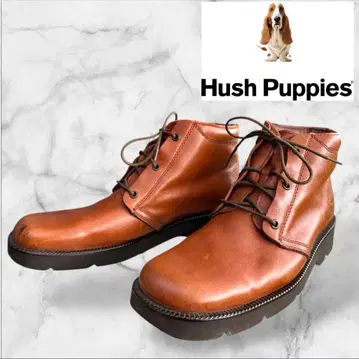 허시파피 앵클부츠 가죽 브라운 인기