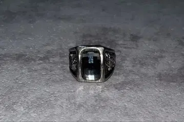 실버 스퀘어컷 드래곤 반지