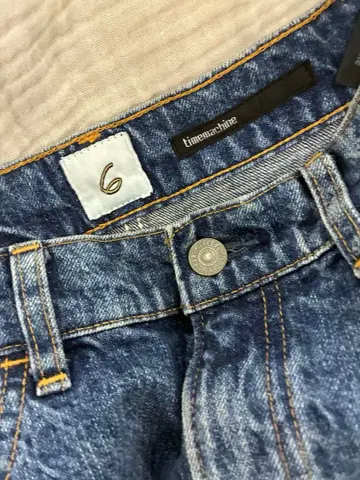 6 timemachine 슬릿 플레어 데님 사이즈 28