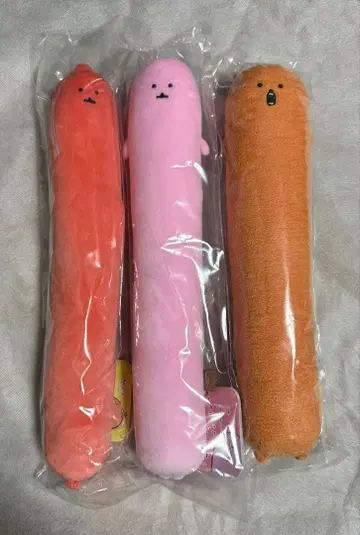 [ 익명 배송 ] 나가노 캐릭터즈 니기니기 스틱 봉제 인형 3개 세트