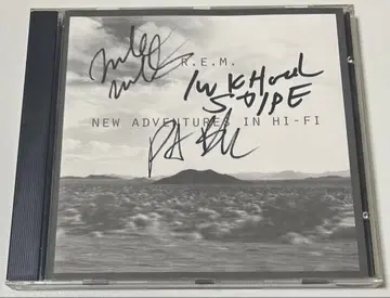 R.E.M. New Adventures in Hi-Fi 사인 포함