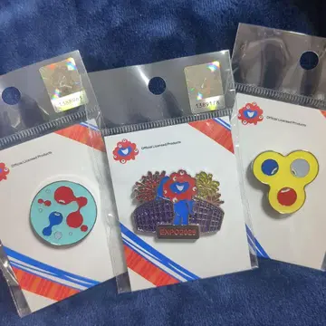 EXPO2025 핀 배지 세트 대지붕 반지 코먀쿠