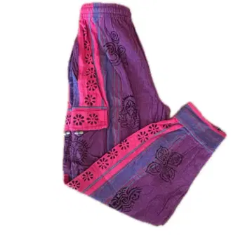 [ MALAIKA 구매 ] 에스닉 팬츠 코튼 100% 네팔제 프리 사이즈