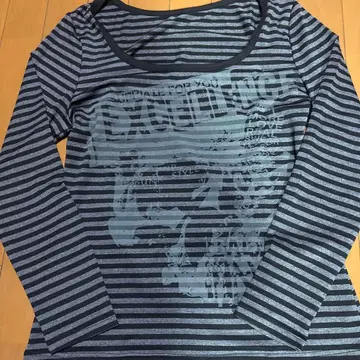 y2k 보더 해골 영문 프린트T 긴팔 롱T 페어리 그런지