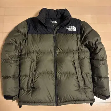 THE NORTH FACE 다운 자켓 올리브 블랙