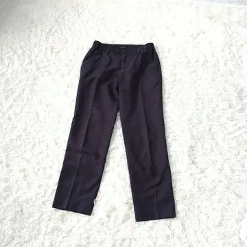 UNITED ARROWS 센터 프레스 심플 슬랙스 36 클린 네이비