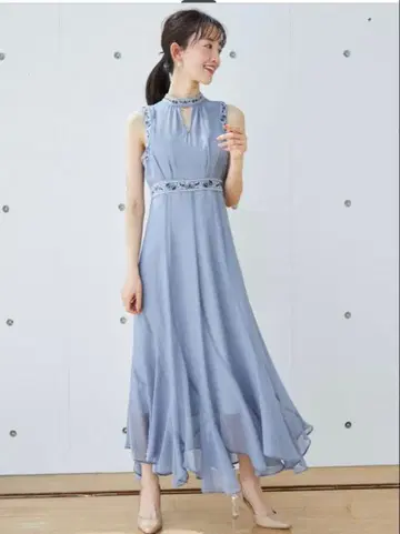 머큐리 듀오 컬러 자수 드레스