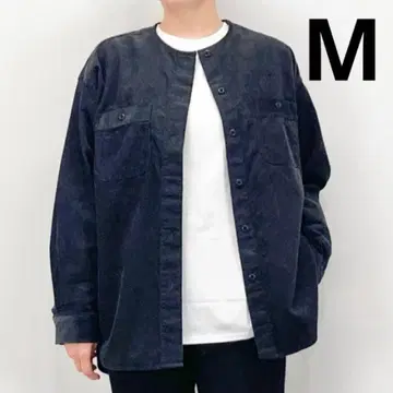 미사용 유니클로 UNIQLO 코듀로이 롱 셔츠 자켓 M 사이즈