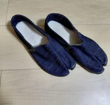 새상품급 타비리라 말 5 타비 슈즈 데님 23.0