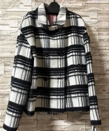 로브 블루프론세 코트 미사용 새상품