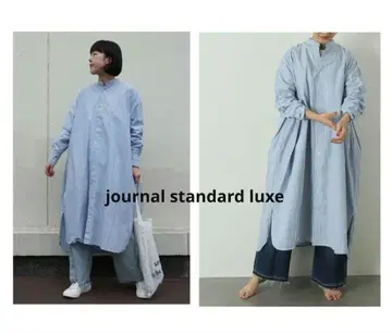 journal standard luxe 스탠드 카라 셔츠 원피스