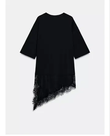 ZARA 레이스 콤비 T셔츠 S 사이즈