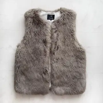 23구 인조 모피 베스트