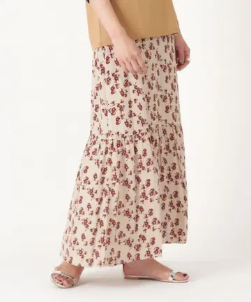 SHENERY 꽃무늬 맥시 스커트