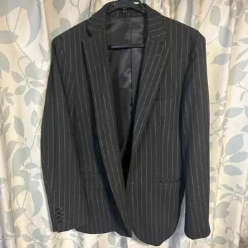 스트라이프 테일러드 자켓