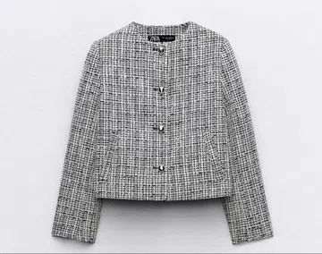 ZARA 텍스처 블레이저