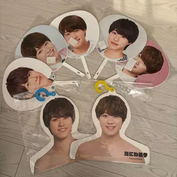 오하시 카즈야 부채 5개 행거 2개 세트