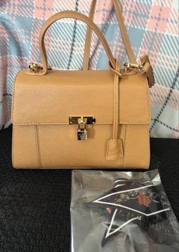 SNIDEL 롤 커버 패드락 백 카멜