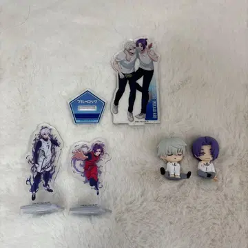 블루 록 나기 세이시로 미카게 레오 아크릴 스탠드 피규어