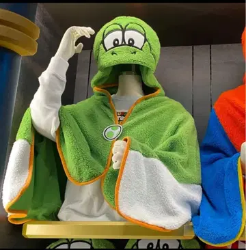 USJ 후드 부착 판초 담요 담요 요시