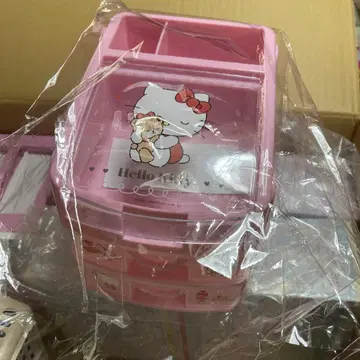 헬로키티 플라스틱 수납 박스