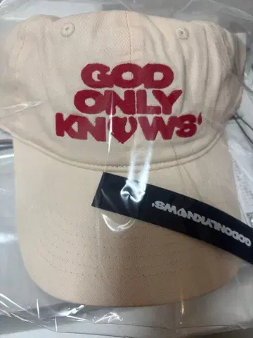 GOD ONLY KNOWS 베이지 캡