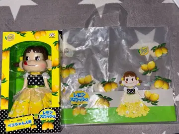FUJIYA 페코짱 인형 레모 스카시 50주년 기념 피규어 봉투 포함