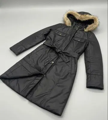 [ 올드 유니클로 ] 충전솜 코트 블랙 M 퍼 베스트 A라인