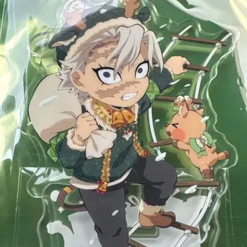 귀멸의 칼날 크리스마스 아크릴 스탠드 시나즈가와 사네미