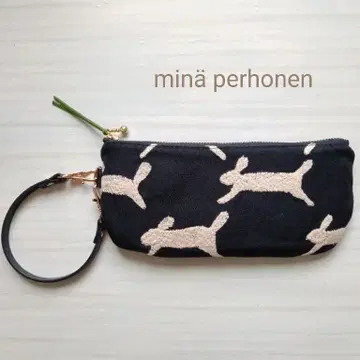 미나 페르호넨 라운드 파우치 란란란 네이비