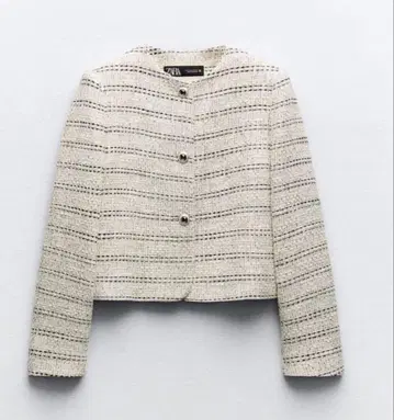 자라 숄더 패드 숏 자켓