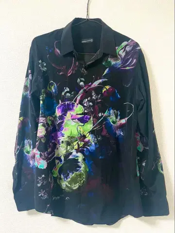 LAD MUSICIAN 2019aw 데신 잉크젯 플라워 셔츠