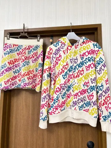 파리게이츠 풀 집업 후드티와 스커트 세트