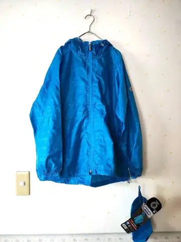 빈티지 새상품 OUTDOOR 발수 나일론 자켓 파랑