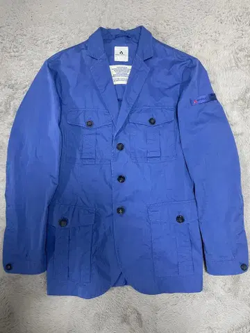 PEUTEREY 밀리터리 자켓 노치드 라펠 블루종