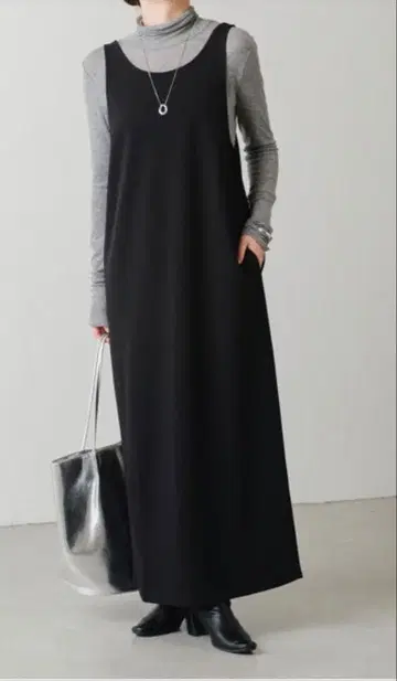 조젯 오버롤 스커트 전후 2way