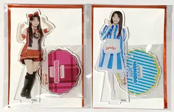 AKB48 웬디즈 하나다 아이 아크릴 스탠드 2개 세트