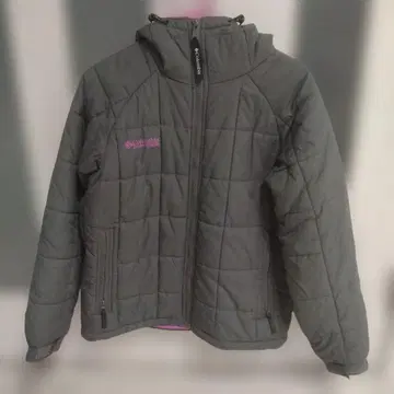 컬럼비아 퀼팅 후드 자켓