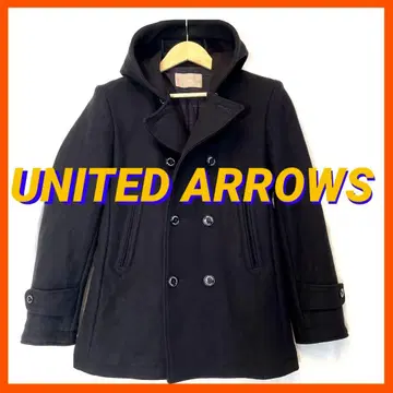 유나이티드 애로우즈 UNITED ARROWS P 코트 피 코트 후드