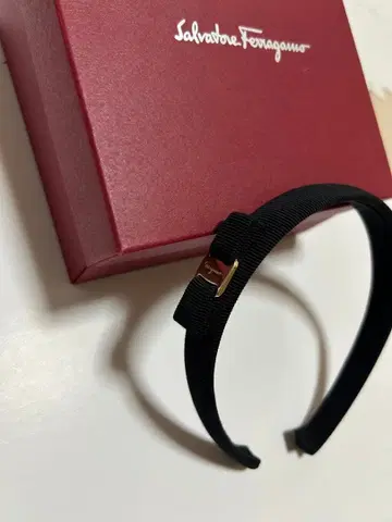 Salvatore Ferragamo 블랙 헤어밴드