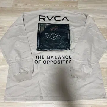 RVCA 롱 슬리브 T셔츠 베이지