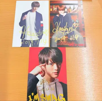 원엔 KENSHIN 우에무라 켄신 사인 포함 엽서_09