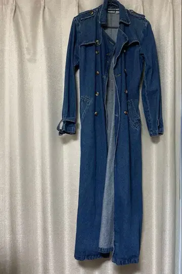 데님 트렌치코트