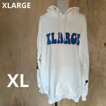 XLARGE 화이트 후드티