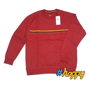 새상품 폴스미스 M 사이즈 긴팔 트레이닝복 홈웨어 레드 7031