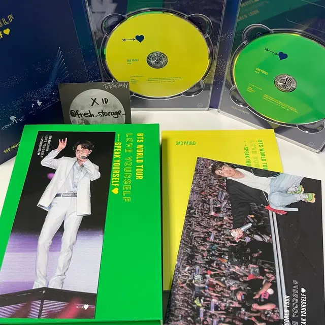 방탄소년단 스픽콘 상파울루 디비디 BTS DVD 제이홉 호석 북마크