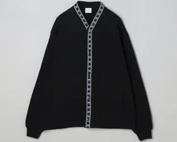 COEN 티롤 테이프 가디건 블랙 M