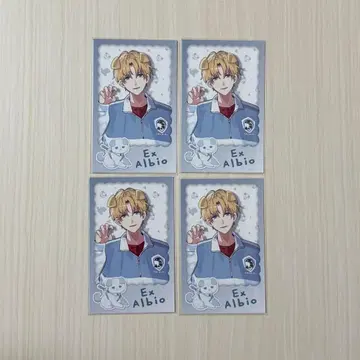 니지산지 엑스 알비오 폴라로이드풍 카드