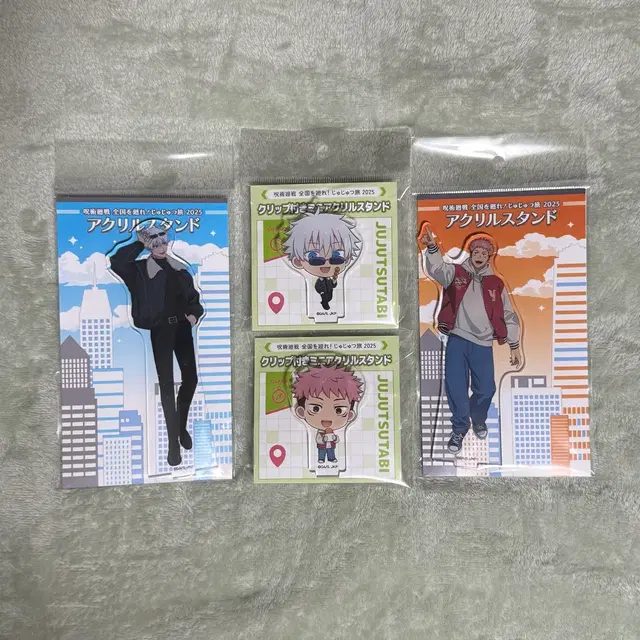 주술회전 쥬쥬츠타비 고죠 사토루 이타도리 유지 SD LD 아크릴 스탠드