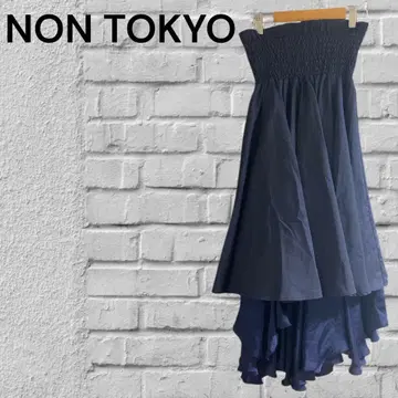 NON TOKYO 네이비 스커트 일본제